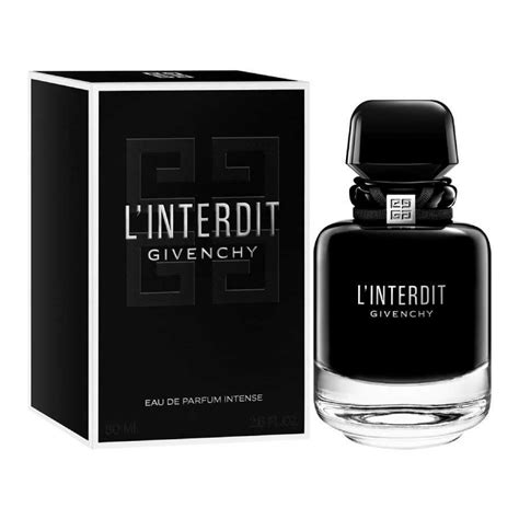 givenchy l'interdit intense mujer|givenchy l'interdit 80ml best price.